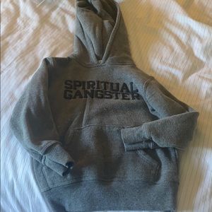 Spiritual Gangster sweatshirt w hood